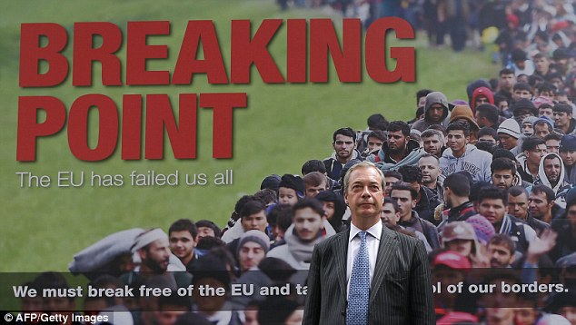 Nigel Farage Breaking Point Poster - Brexit