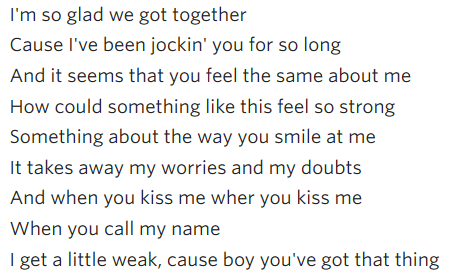The Thing I Like - Aaliyah lyrics
