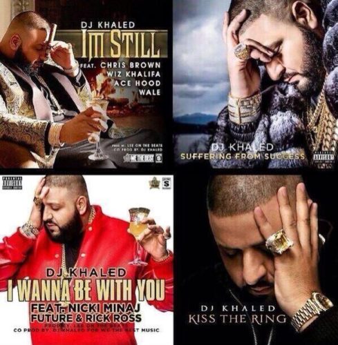 DJ Khaled album covers