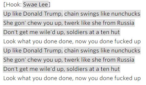 Rae Sremmurd - Up Like Trump lyrics