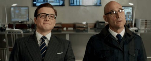 kingsman the golden circle - eggsy and merlin
