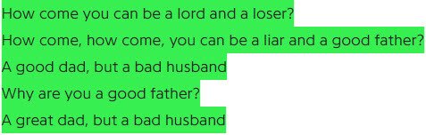 Eminem - bad husband lyrics
