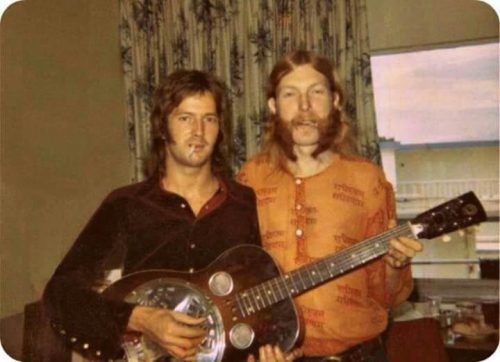 Eric Clapton and Duane Allman