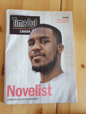 Novelist Timeout London Magazine