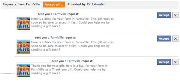 farmville facebook notification